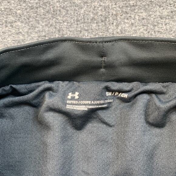 Under Armour Shorts Mens S Small Launch 7" Grey Black Fitted Brief Lined Running - Picture 5 of 12